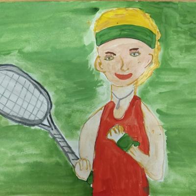 Risunok Kostinoj Anny Viktoria Azarenko Sila I Gracia